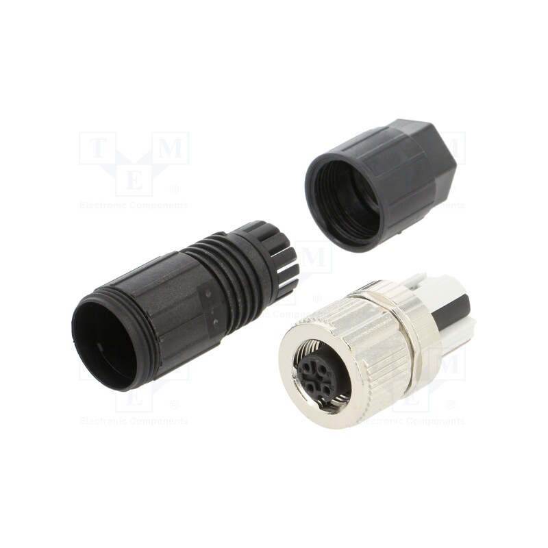 1 pcs x PHOENIX CONTACT - 1424655 - Plug, M12, PIN: 4, female, A code-DeviceNet / CANopen, for cable