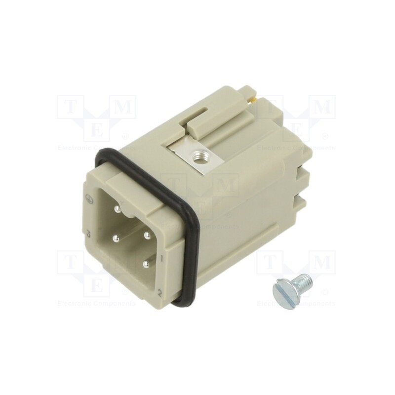 1 pcs x HARTING - 9200032634 - Connector: HDC, contact insert, male, Han® A, PIN: 4, 3+PE, size 3A