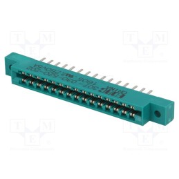 1 pcs x EDAC - 307-030-520-202 - Card edge, PIN: 30, soldering, on PCBs, gold-plated, 3.96mm, 307