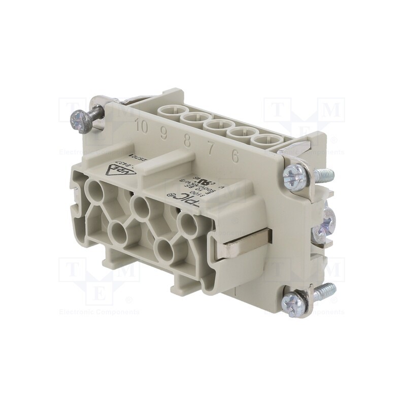 1 pcs x LAPP - 10193100 - Connector: HDC, contact insert, female, EPIC H-BE, PIN: 10, 10+PE