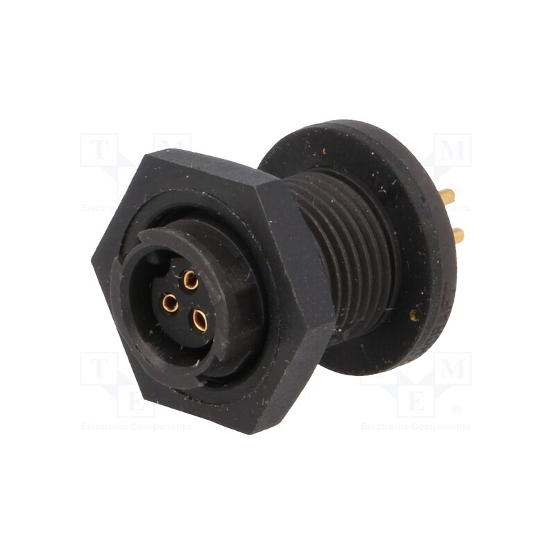 1 pcs x SWITCHCRAFT - EN2P3F20P - Connector: circular, EN2, socket, female, THT, for panel mounting