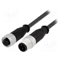 1 pcs x HARTING - 21348485390005 - Cable: for sensors/automation, PIN: 3, M12-M12, 0.5m, plug, plug