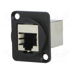 1 pcs x CLIFF - CP30220SMB - Coupler, FT, Cat: 5e, shielded, Layout: 8p8c, 19x24mm, Mat: metal