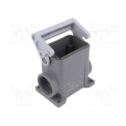 1 pcs x ILME - TMAP 06 L32 - Enclosure: for HDC connectors, T-TYPE, size 44.27, high, M32