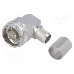 1 pcs x TELEGu00c4RTNER - J01020A0046 - Plug, N, male, angled 90°, 50Ω, RG213, soldering,crimped, for cable