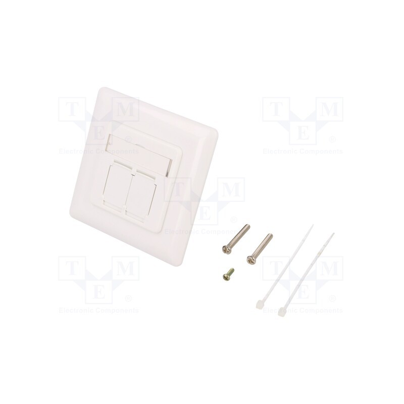 1 pcs x LOGILINK - NP0125 - Socket, RJ45, Cat: 6, shielded,double, Layout: 8p8c, 22AWG÷24AWG