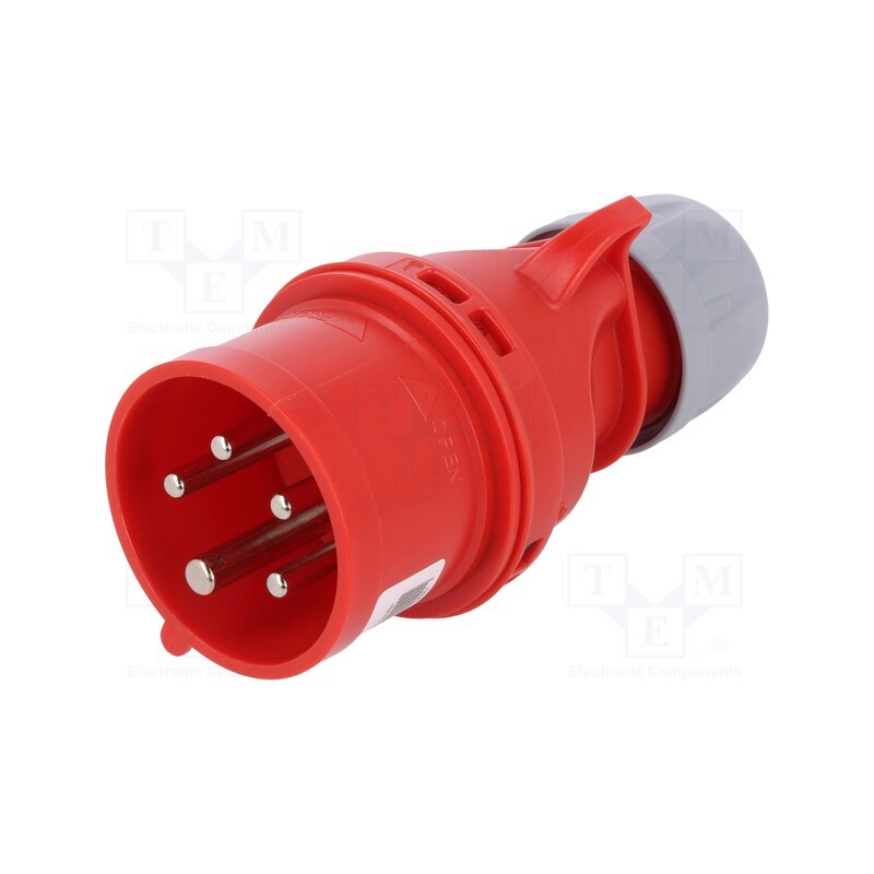 1 pcs x PCE - 01/06/7015 - Connector: AC supply 3-phase, plug, male, 16A, 400VAC, IEC 60309