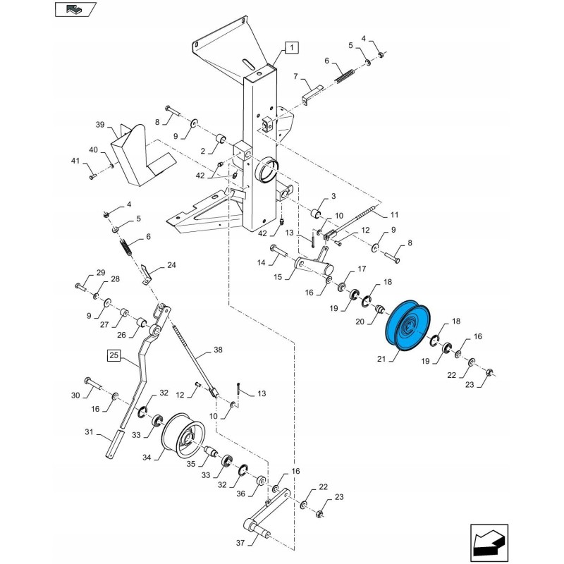 New Holland TC CX Pulley 84075518 CNH