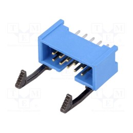 1 pcs x TE Connectivity - 2-1761606-3 - Socket, IDC, male, PIN: 10, straight, snapped-in, THT, gold-plated