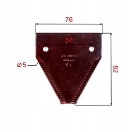 Scythe blade thickly grooved 2 7mm smooth 365110 or