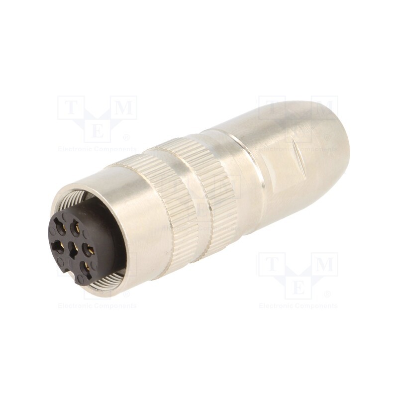 1 pcs x LUMBERG - 0322 06 - Connector: M16, plug, female, soldering, for cable, PIN: 6, 5A, 250V