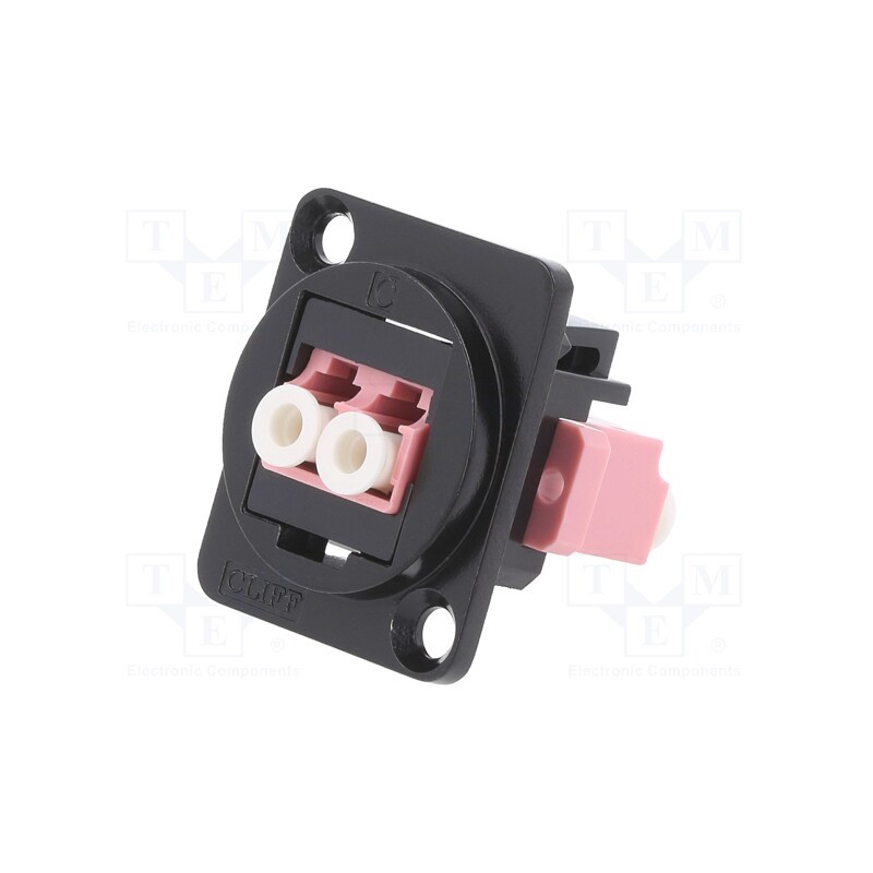 1 pcs x CLIFF - CP30247MB - Connector: fiber optic, coupler, single mode duplex (SM), FT