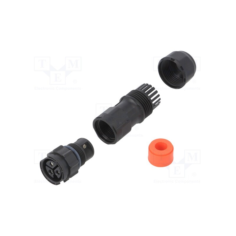 1 pcs x AMPHENOL LTW - CC-03BMFB-QL8SPP - Connector: circular, female, plug, screw terminal, PIN: 3, X-Lok