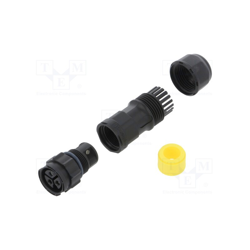 1 pcs x AMPHENOL LTW - CC-03BMFB-QL8MPP - Connector: circular, female, plug, screw terminal, PIN: 3, X-Lok