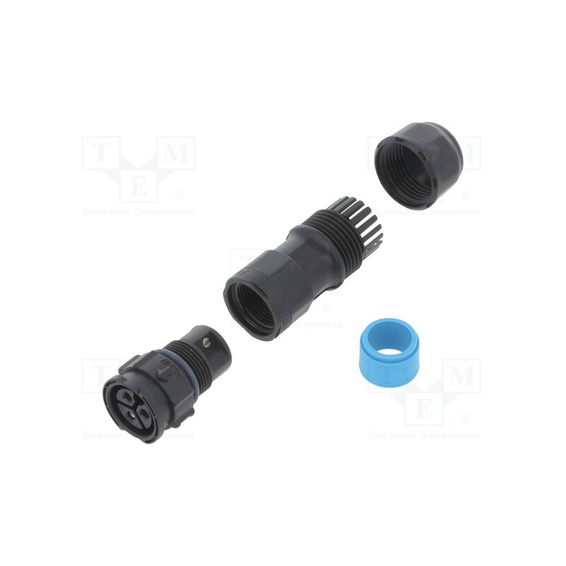 1 pcs x AMPHENOL LTW - CC-03BMFB-QL8LPP - Connector: circular, female, plug, screw terminal, PIN: 3, X-Lok