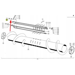 610471 0 tube tensioner slider with snail fingers