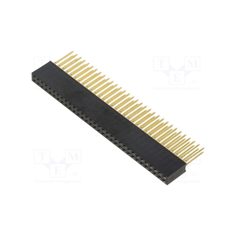 1 pcs x HARWIN - M20-6153205 - Socket, pin strips, female, 2.54mm, PIN: 64, THT, on PCBs, straight