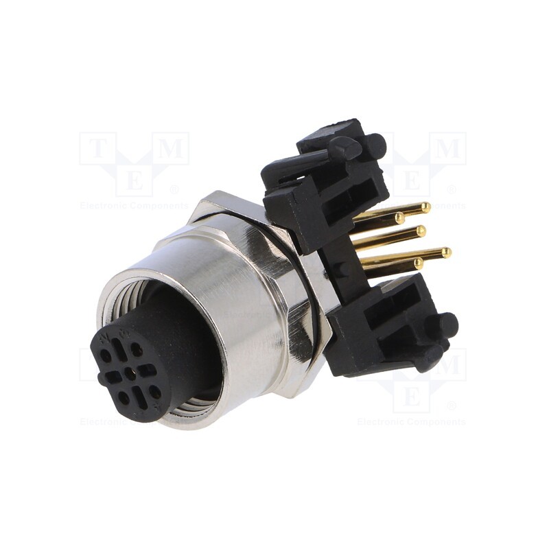 1 pcs x DEGSON ELECTRONICS - SR-M12B-05P-FF-SF7003-00A(H) - Socket, M12, PIN: 5, female, B code-Profibus, THT, IP65,IP67, 60V, 4