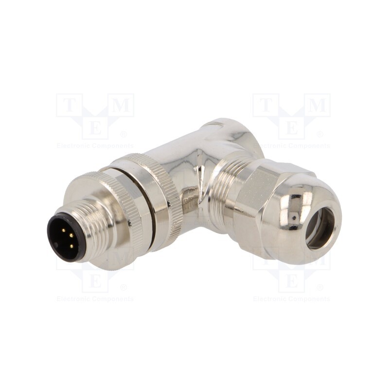 1 pcs x TE Connectivity - T4113011051-000 - Plug, M12, PIN: 5, male, A code-DeviceNet / CANopen, for cable