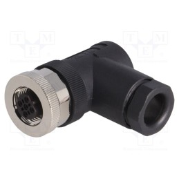 1 pcs x TE Connectivity - T4112402051-000 - Plug, M12, PIN: 5, female, B code-Profibus, for cable, IP67, 60V, 4A