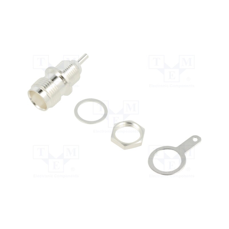 1 pcs x TE Connectivity - 1-1337469-0 - TNC BHSkt + Tag 50Ohm Silver Pltd