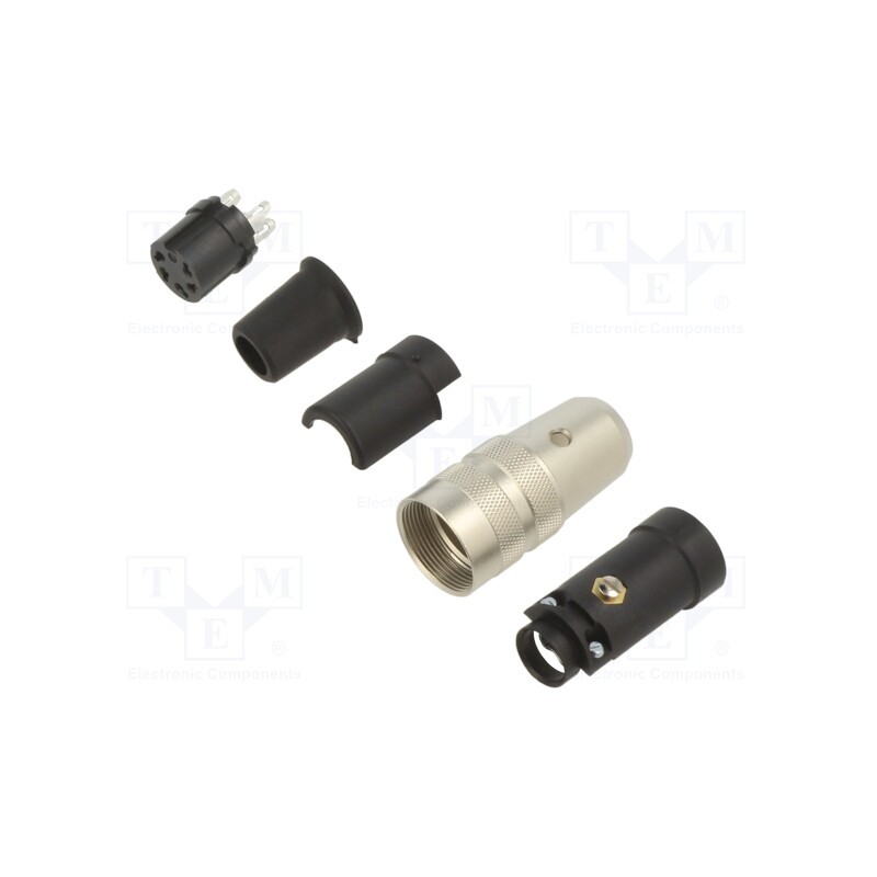 1 pcs x BINDER - 09 0314 92 05 - Connector: M16, plug, female, soldering, for cable, PIN: 5, 6A, 150V