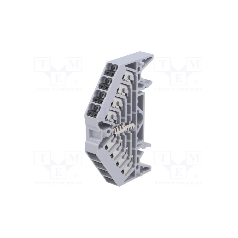1 pcs x WEIDMu00dcLLER - 1173890000 PPV 4 GR 35X7.5 DGR - Splice terminal: rail, 1.5mm2, ways: 1, terminals: 16, grey, 250VAC