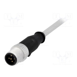 1 pcs x HARTING - 21348400585005 - Plug, M12, PIN: 5, male, A code-DeviceNet / CANopen, 0.5m, straight