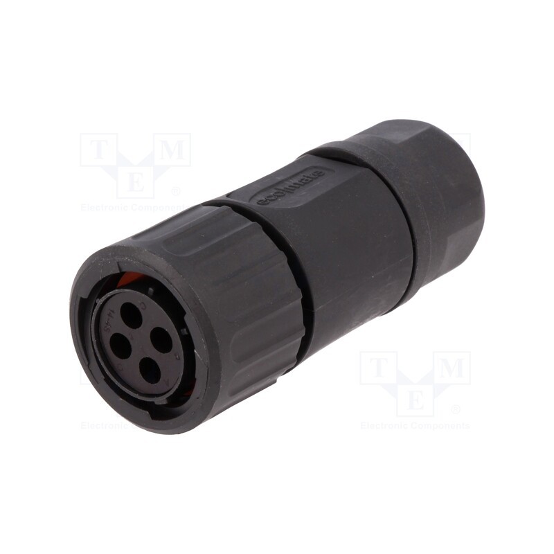1 pcs x AMPHENOL - RTS6BS14N4S03 - Connector: circular, eco|mate Aquarius, plug, female, for cable