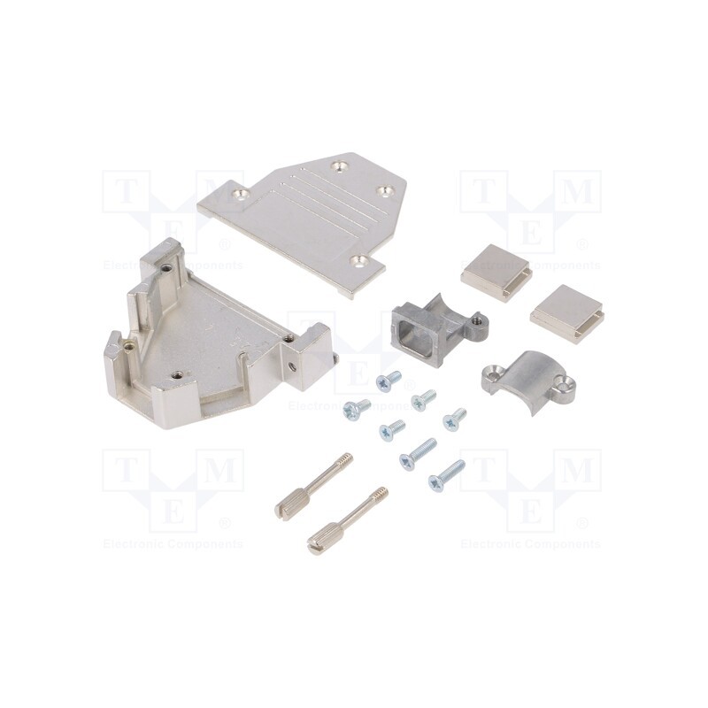 1 pcs x ENCITECH - DTMP25-PCC75-K - Enclosure: for D-Sub connectors, D-Sub 25pin,D-Sub HD 44pin