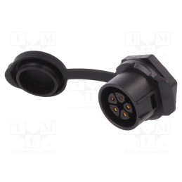 1 pcs x LUTRONIC - 2249 - Connector: circular, socket, size 20, 02, female, PIN: 5, for latch