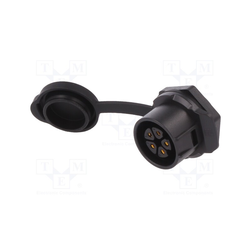 1 pcs x LUTRONIC - 2249 - Connector: circular, socket, size 20, 02, female, PIN: 5, for latch
