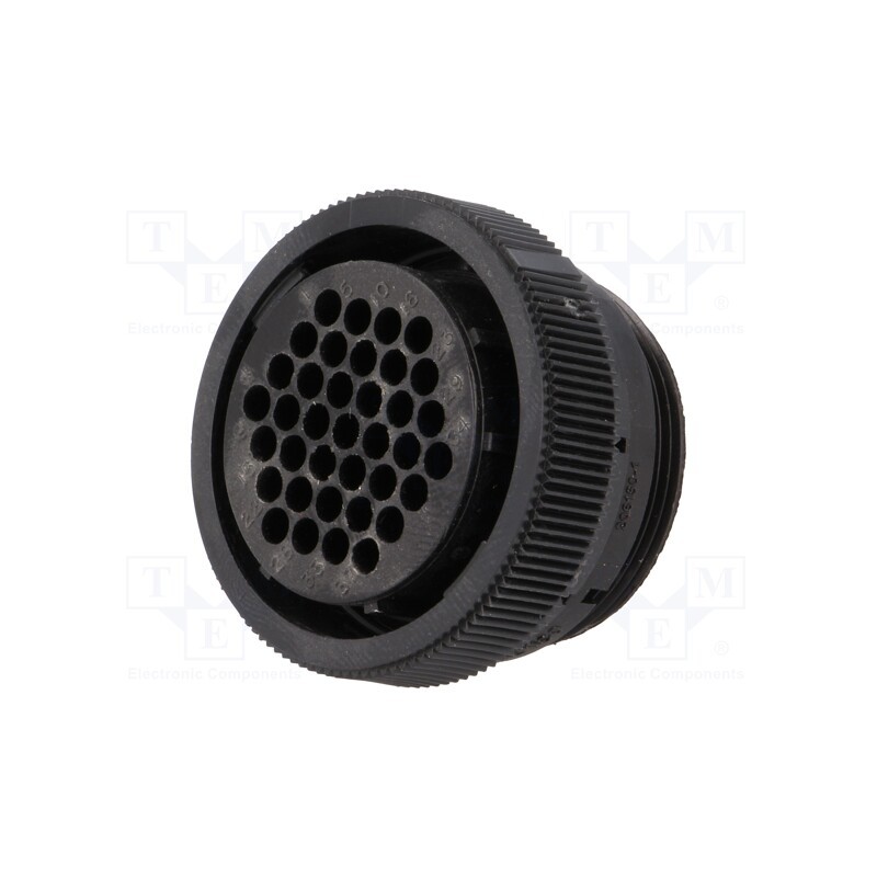 1 pcs x TE Connectivity - 206150-3 - Plug, female, PIN: 37, w/o contacts, CPC Series 1, for cable