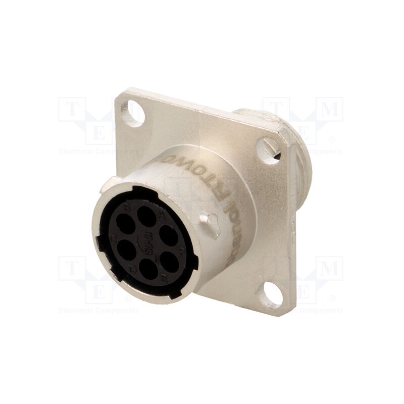 1 pcs x AMPHENOL - RT0W0106SNH - Connector: circular, RT360, socket, female, PIN: 6, IP67, -40÷105°C