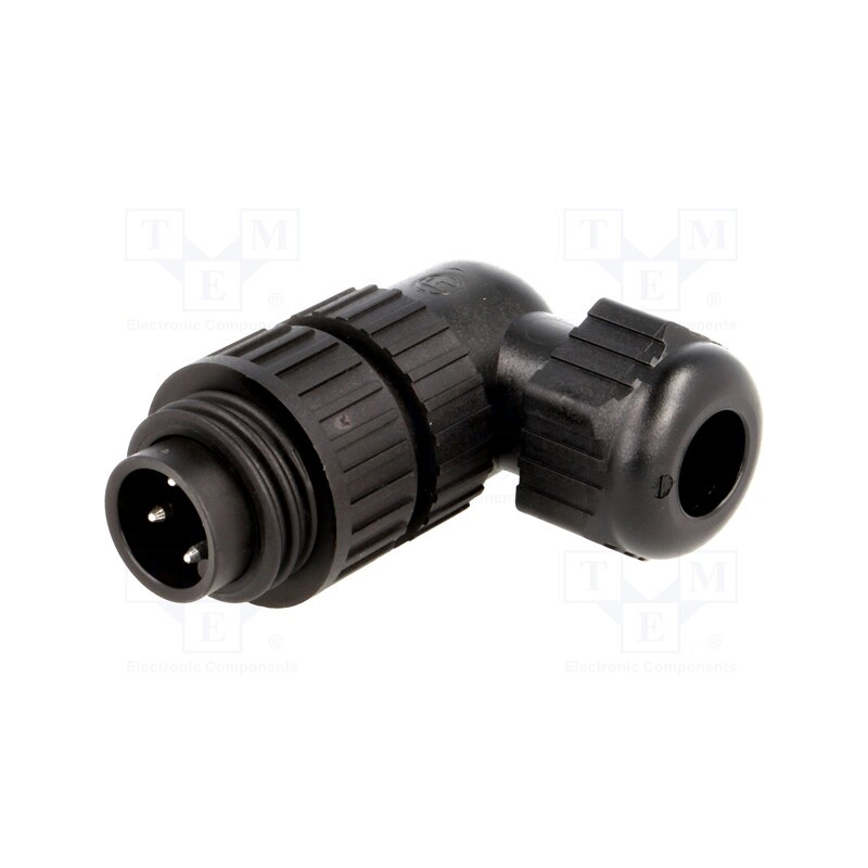 1 pcs x HIRSCHMANN - 934128100 CA 3 W LS - Connector: circular, plug, male, IP67, CA, PIN: 4(3+1), 3+PE, 400V