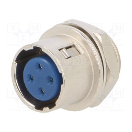 1 pcs x HIROSE - HR10-7R-4S(73) - Connector: circular, HR10, push-pull, socket, 2A, gold-plated