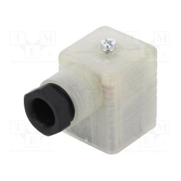 1 pcs x HIRSCHMANN - 934410002 GDML 2016 GB 1 LED 24 SCHWARZ - Connector: valve connector, plug, form A, 18mm, female, PIN: 3, M