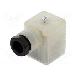 1 pcs x HIRSCHMANN - 934426002 GDML 2016 LED 230 VR YE SCHWAR - Connector: valve connector, plug, form A, 18mm, female, PIN: 3, 