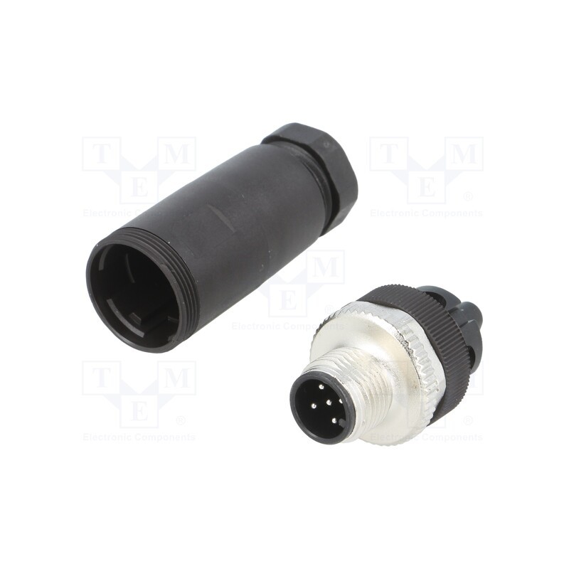 1 pcs x WEIDMu00dcLLER - 1807350000 SAIS-5/9 - Plug, M12, PIN: 5, male, A code-DeviceNet / CANopen, for cable