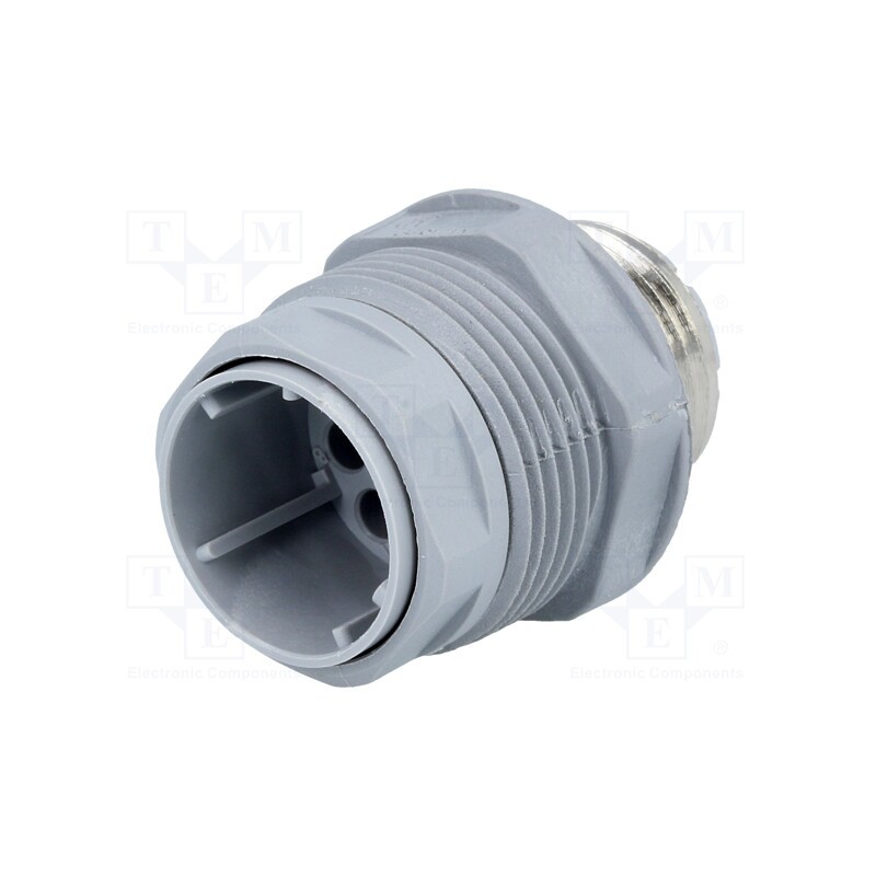 1 pcs x HIRSCHMANN - 932627106 N11R AM 5 - Connector: DIN 43651, socket, NR, male, PIN: 12, w/o contacts, 5A