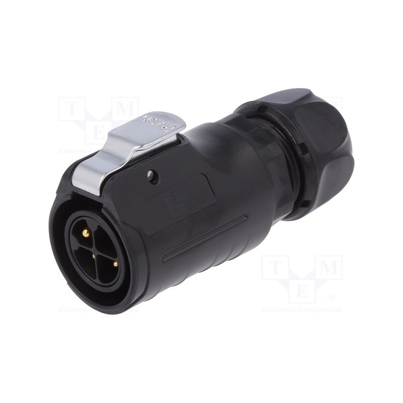 1 pcs x LUTRONIC - 2234 - Connector: circular, plug, size 20, 02, male, PIN: 4, with latch