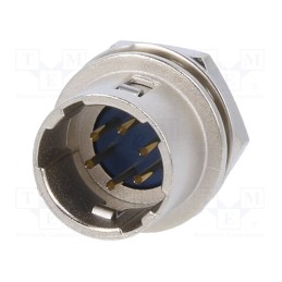 1 pcs x HIROSE - HR10-7R-6P(73) - Connector: circular, HR10, push-pull, socket, 2A, gold-plated, male