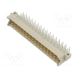 1 pcs x TE Connectivity - 2-164045-4 - Socket, DIN 41612, type F, male, PIN: 48, d+b+z, angled 90°, L2.9mm