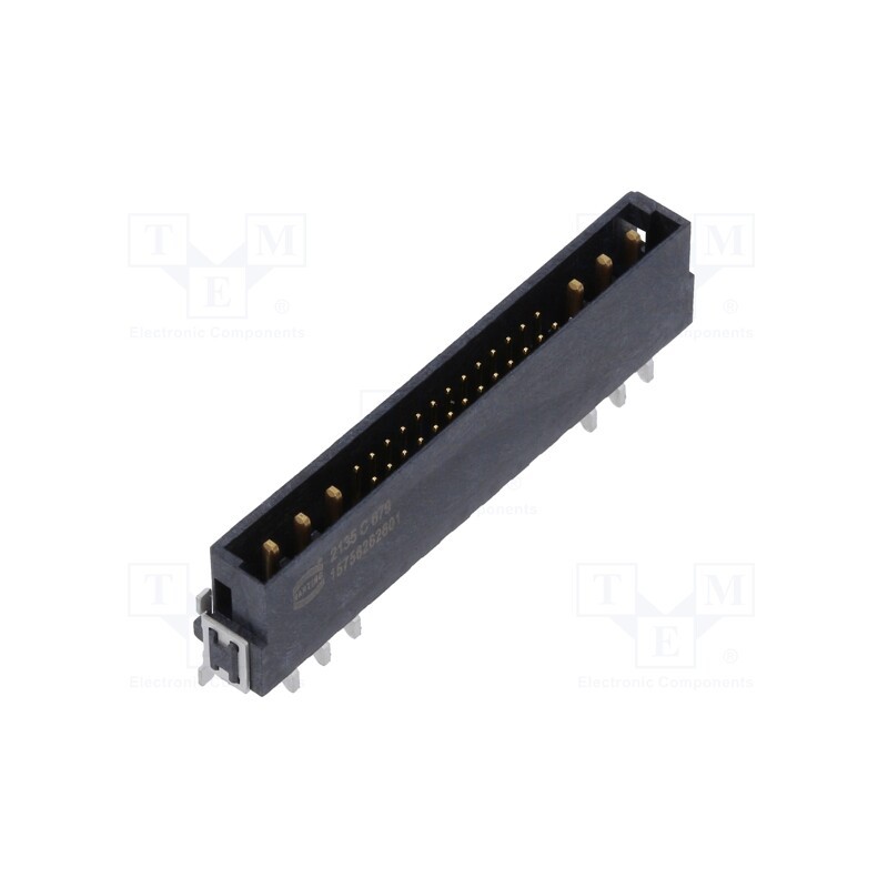 1 pcs x HARTING - 15756262601333 - Connector: PCB to PCB, male, PIN: 32(6+26), har-flex® Hybrid, SMT