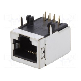 1 pcs x Amphenol Communications Solutions - 95672-001LF - Socket, RJ45, PIN: 8, Cat: 5, shielded, gold-plated, Layout: 8p8c