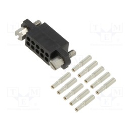1 pcs x HARWIN - M80-4601042 - Plug, wire-wire/PCB, female, Datamate J-Tek, 2mm, PIN: 10, crimped