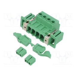 1 pcs x PHOENIX CONTACT - 1716632 - Pluggable terminal block, 7.62mm, ways: 4, straight, socket, male