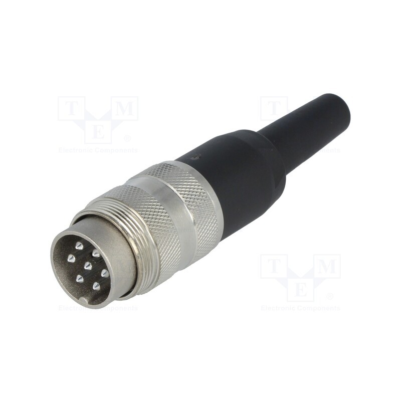 1 pcs x AMPHENOL - T3475001U - Connector: M16, plug, male, soldering, for cable, PIN: 7, 5A, 300V