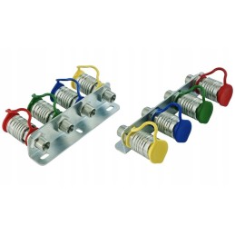 Mounting board for four Euro hydrolider sockets