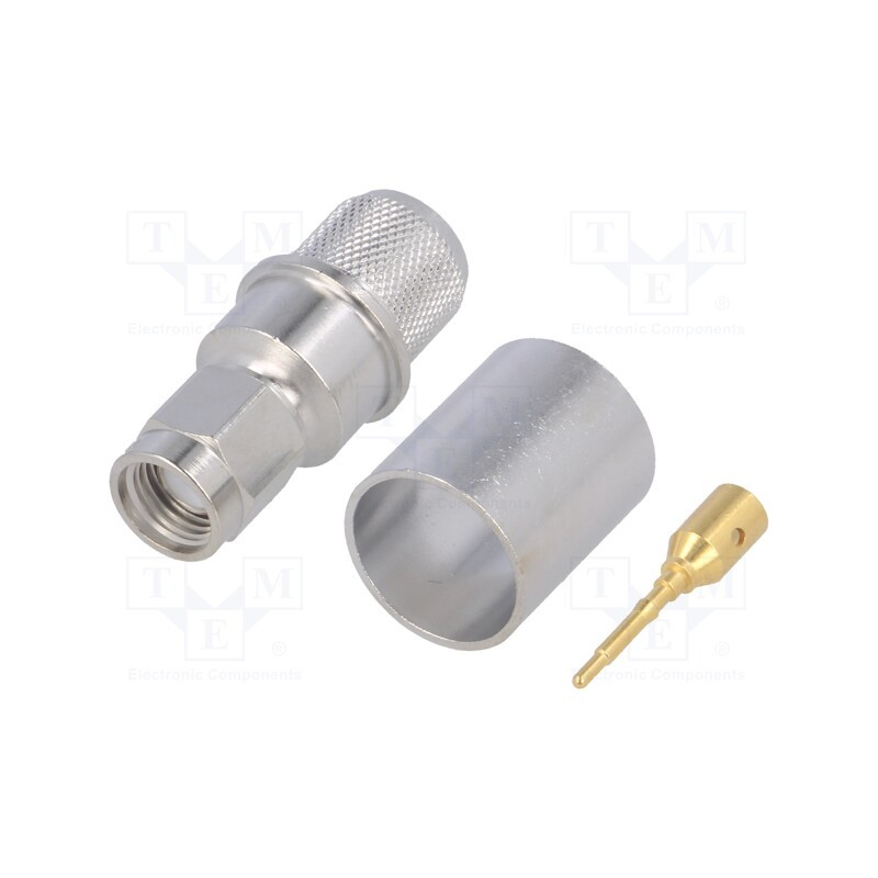 1 pcs x TELEGu00c4RTNER - J01150A0588 - Plug, SMA, male, straight, 50Ω, B7810A,B9913,CNT-400,LMR400, PTFE